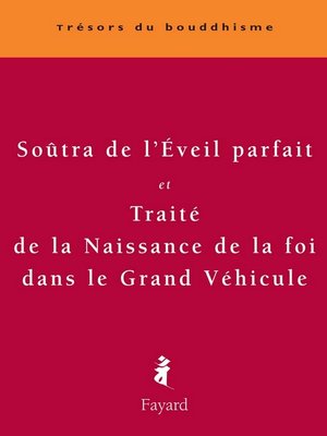 cover image of Soûtra de l'Eveil parfait